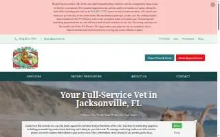 Coastal Veterinary Hospital & Pet Resort of Jacksonville website