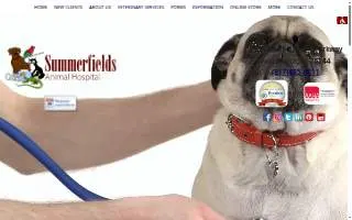 Summerfields Animal Hospital website
