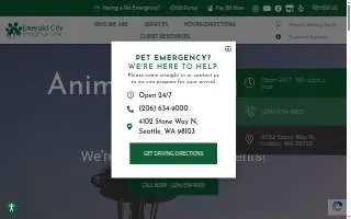 Emerald City Emergency Clinic website