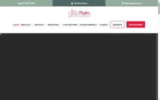 Boston Animal Hospital website