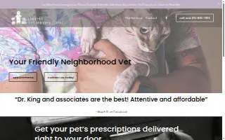 Elm Hill Veterinary Clinic website