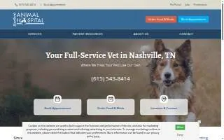 Southside Animal Hospital of Nashville website