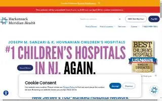 Hackensack Meridian Health website