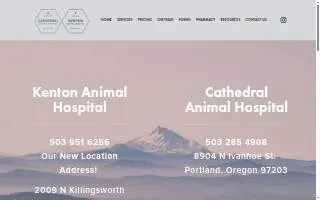 Cathedral Animal Hospital website