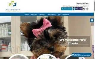 West Charleston Animal Hospital website
