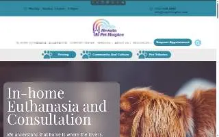 Nevada Pet Hospice website