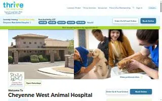 Cheyenne West Animal Hospital website
