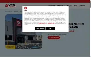 Veterinary Emergency Group of Las Vegas website