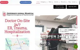 Jefferson Animal Hospital & Regional Emergency Center website