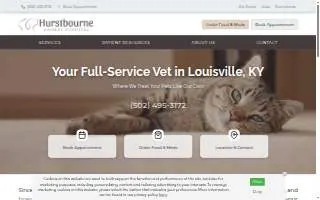 Hurstbourne Animal Hospital of Louisville website