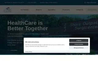 Shore Outpatient Surgicenter, LLC website
