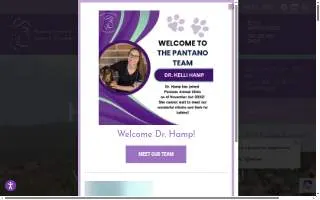 Pantano Animal Clinic website