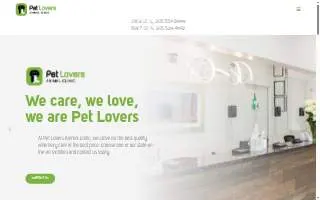 Pet Lovers Animal Clinic @NW 7th St website