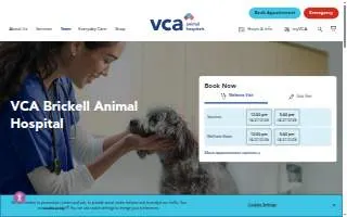 VCA Brickell Animal Hospital website