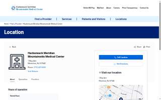 Hackensack Meridian Mountainside Medical Center