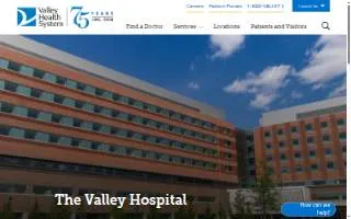 The Valley Hospital website