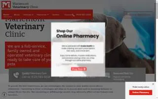 Mariemont Veterinary Clinic website