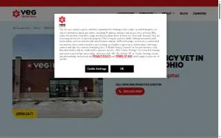 Veterinary Emergency Group of Cincinnati website