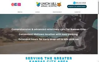 Union Hill Animal Hospital website
