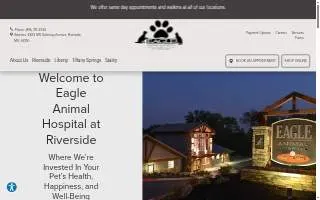 Eagle Animal Hospital and Pet Resort website