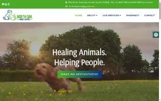 North Oak Animal Hospital of Gladstone website