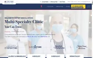 Century Medical & Dental Center website