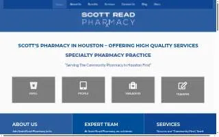 Scott Read Pharmacy | Affordable Generic Drug Store in Houston website