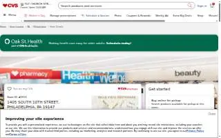 CVS Pharmacy website
