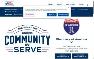 Pharmacy of America 5 website