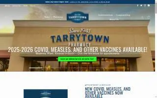 Tarrytown Pharmacy website