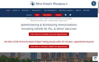 38th Street Pharmacy website