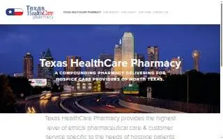 Texas Health Care Pharmacy website