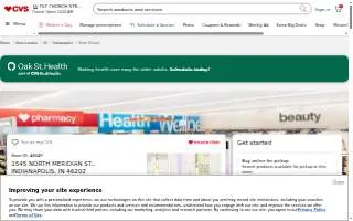 CVS Pharmacy website