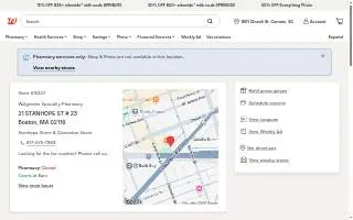 Walgreens Specialty Pharmacy of Boston website