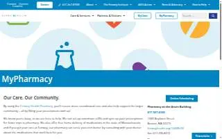 Fenway Health Pharmacy website