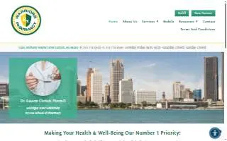Warriors Pharmacy and Medical Supplies website