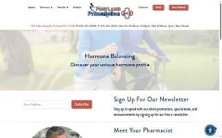 Portland Prescription Shop website