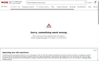 CVS Pharmacy of Portland website