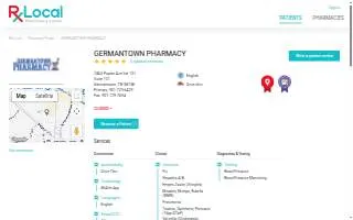Germantown Pharmacy website