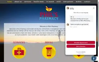 Phil's Pharmacy of Albuquerque website