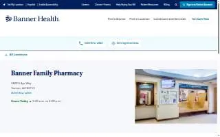 Banner Family Pharmacy | Tucson, AZ | Ajo Way website