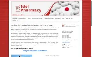 Idel Pharmacy Inc website