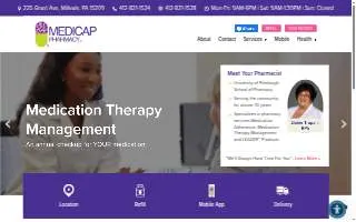 Medicap Pharmacy of Pittsburgh website