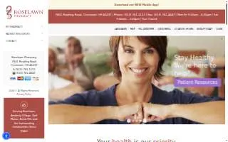 Roselawn Pharmacy website