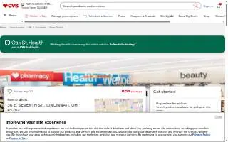 CVS of Cincinnati website