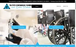 Tri-State Compounding Pharmacy & Kunkel Medical website