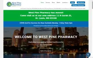 West Pine Pharmacy of St. Louis website