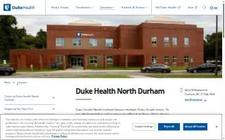 Duke Health North Durham website