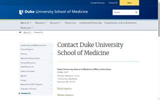 Duke University Medical Center Administration