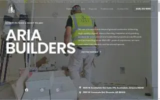 Aria Builders LLC website